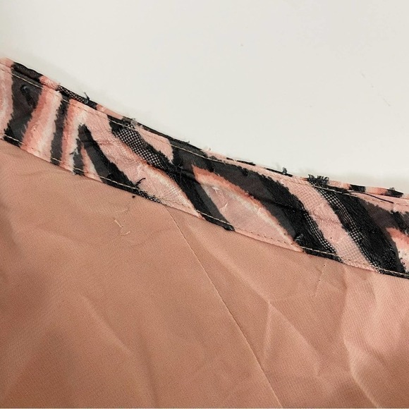 Dundas x Revolve Norma Mini Dress Natural Zebra Size S - Picture 11 of 15